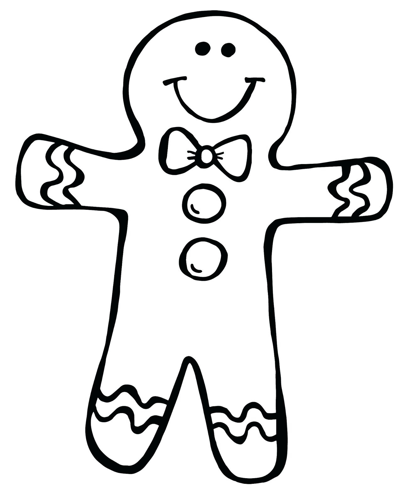 Gingerbread Coloring Pages Free Download On ClipArtMag