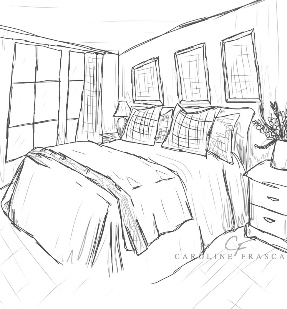 Bedroom Coloring Pages