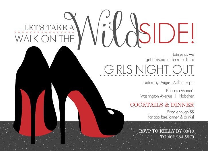 Girls Night Out Invitation Templates