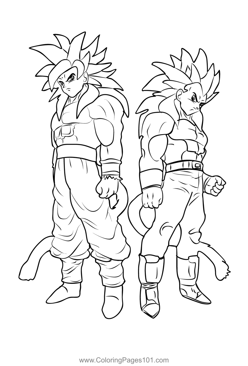 Coloring Pages Of Goku