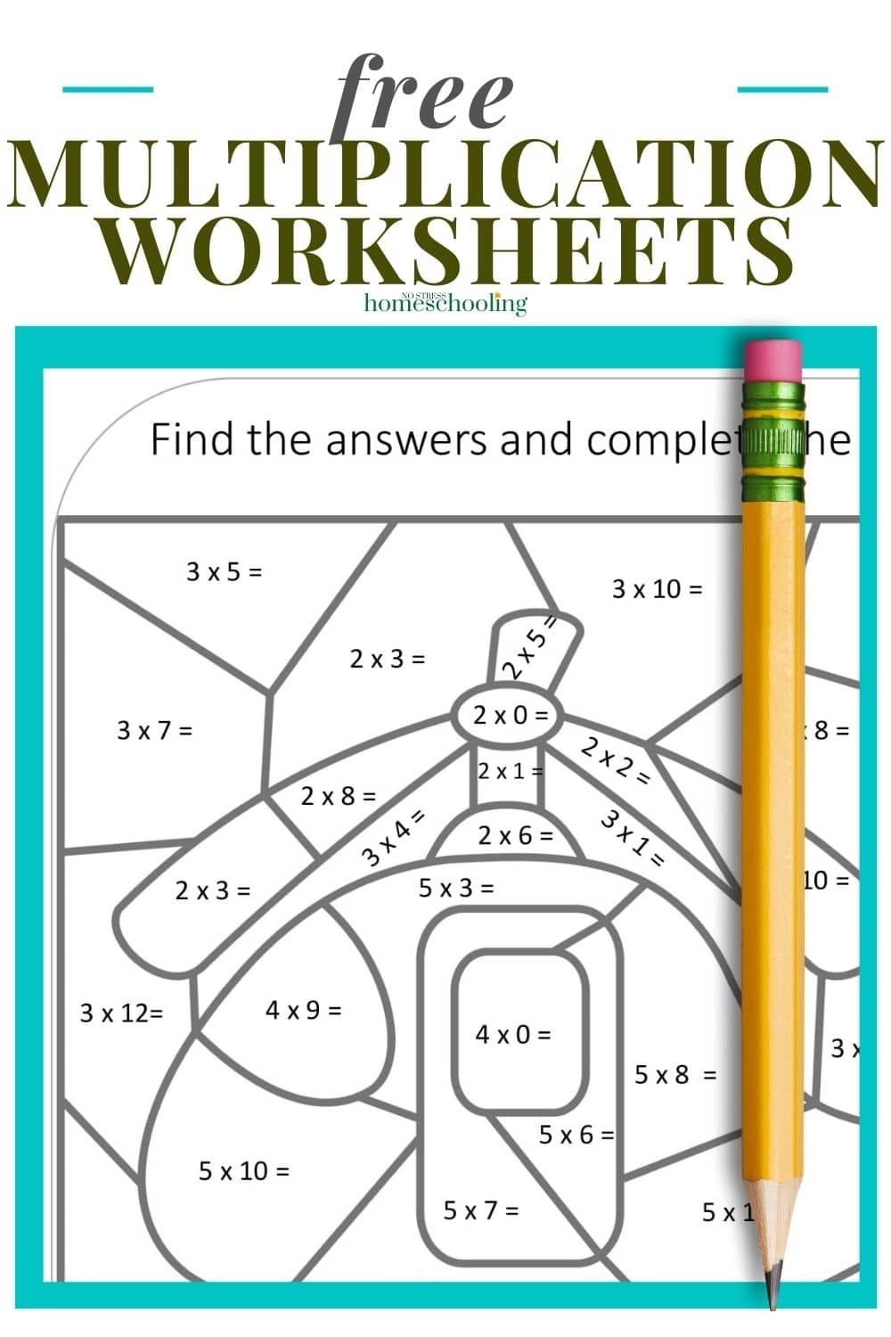 multiplication worksheets free printable