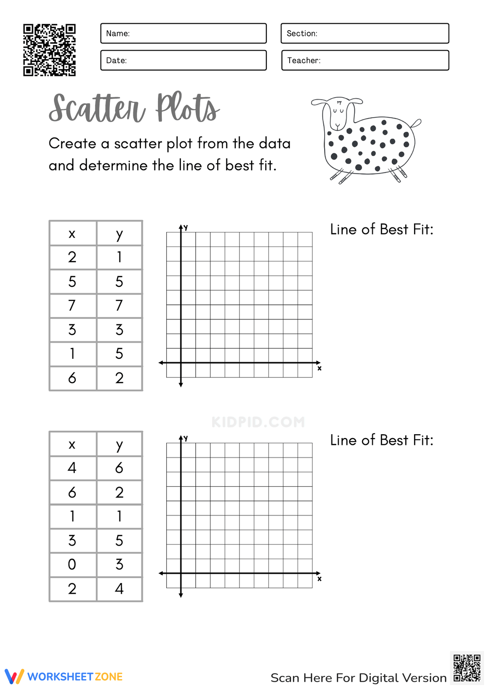 Grade 8 Scatter Plots Worksheets 2024 Worksheets Library