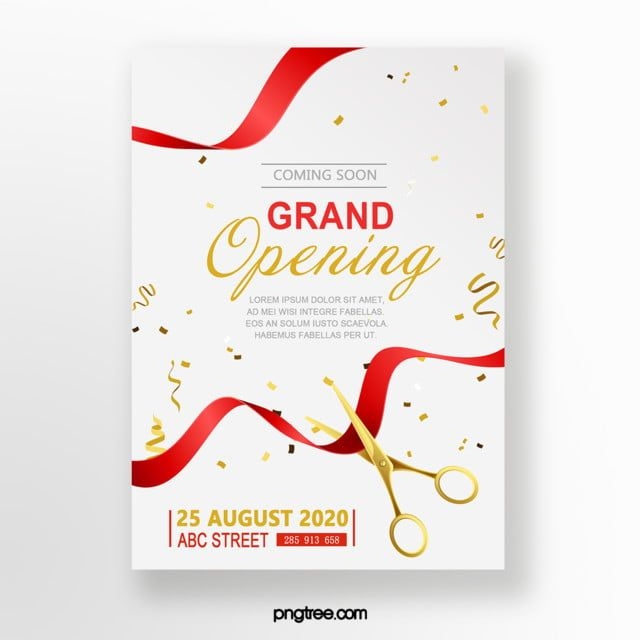 Grand Opening Invitation Templates