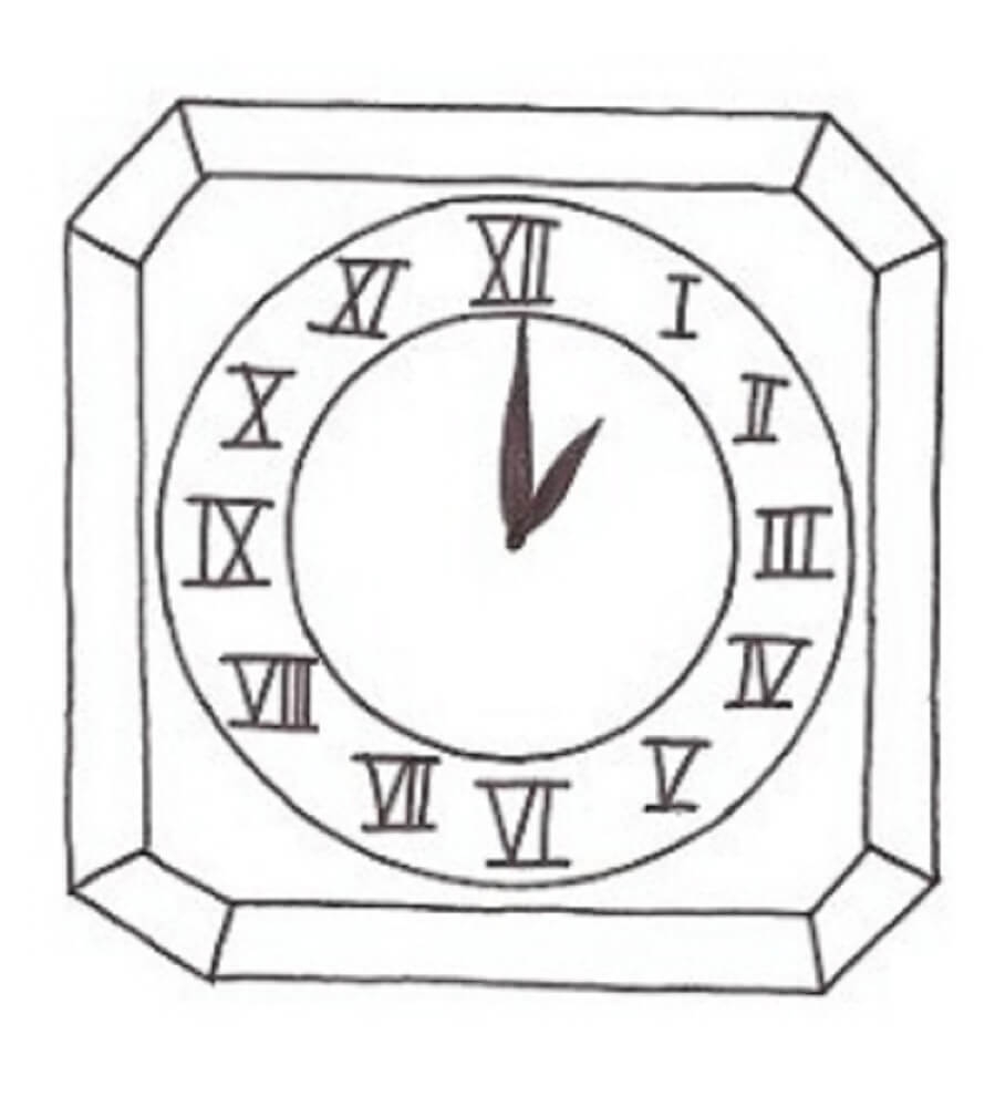 Grandfather Clock Coloring Page Free Printable Coloring Pages For Kids