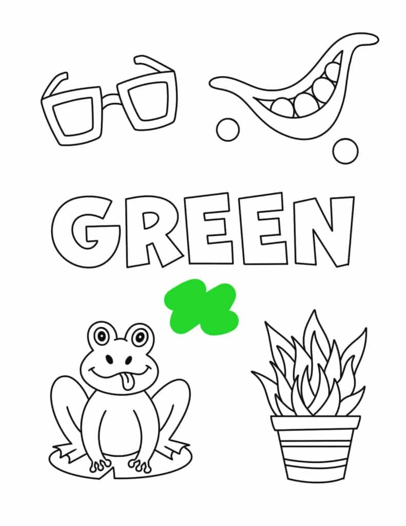 Green Color Activities And Worksheets For Preschool The 