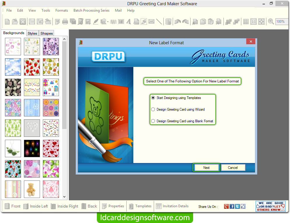 Greeting Card Design Software Screenshots To Create Attractive Greeting 