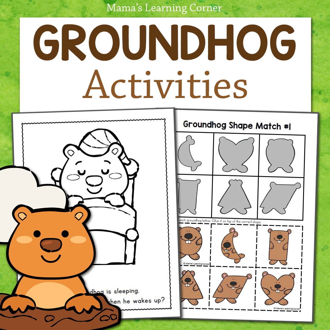 groundhog day worksheets