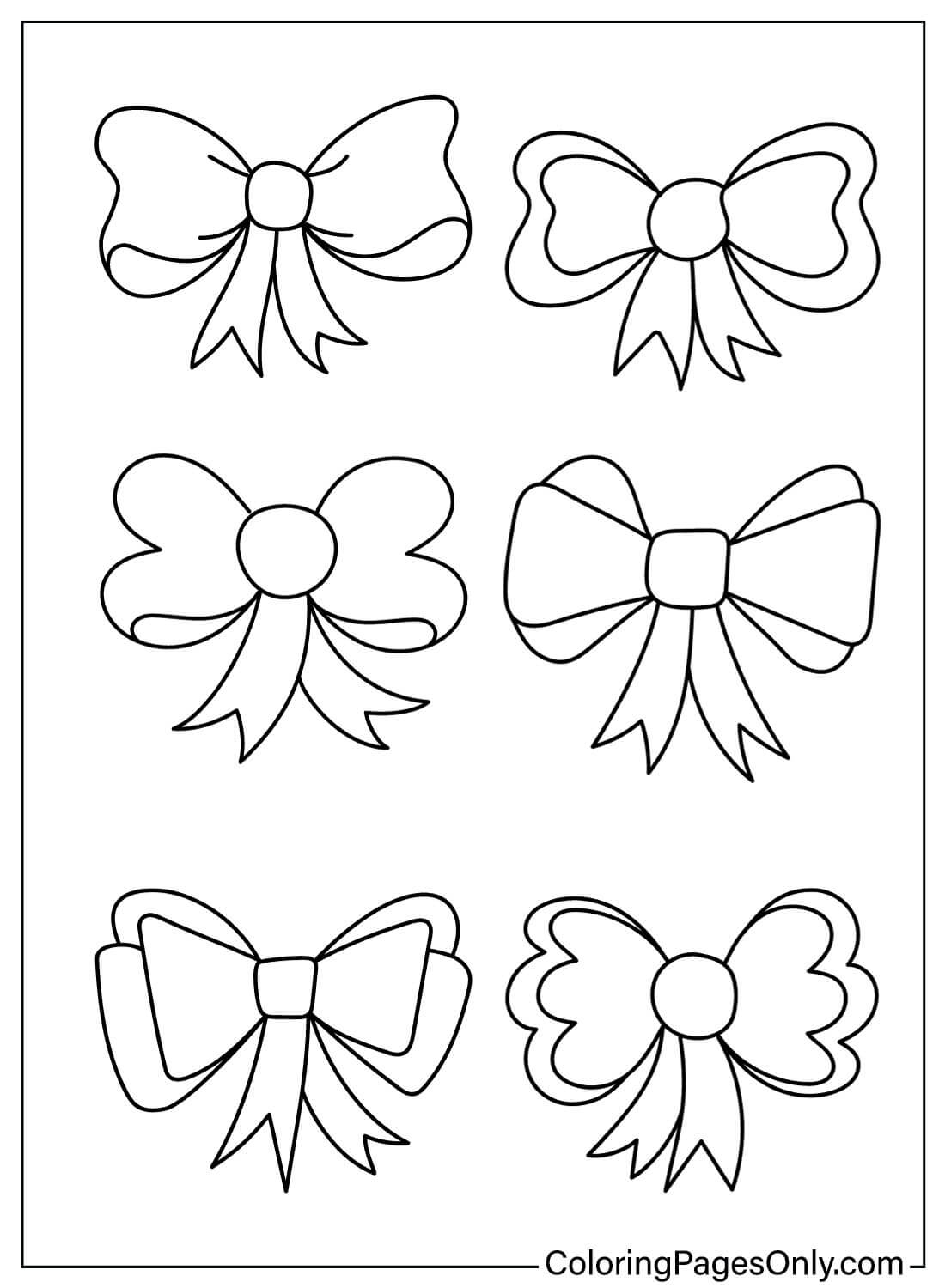 Hair Bow Coloring Pages Coloring Nation
