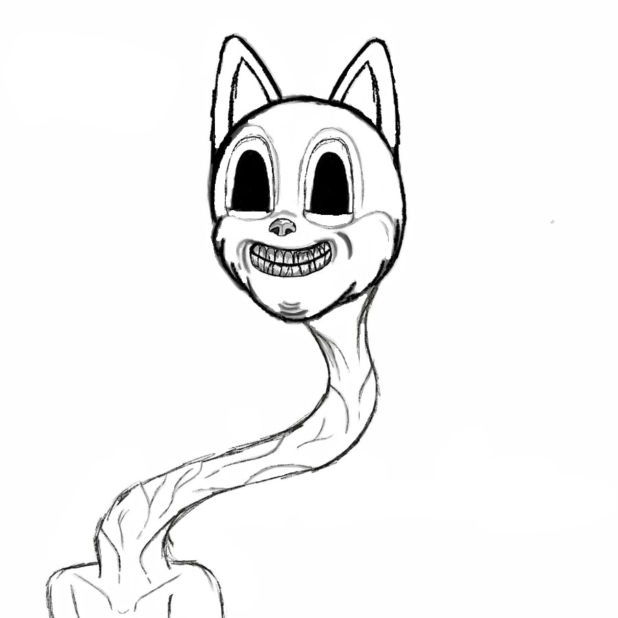 Halloween Cartoon Cat Coloring Page Free Printable Coloring Pages For 