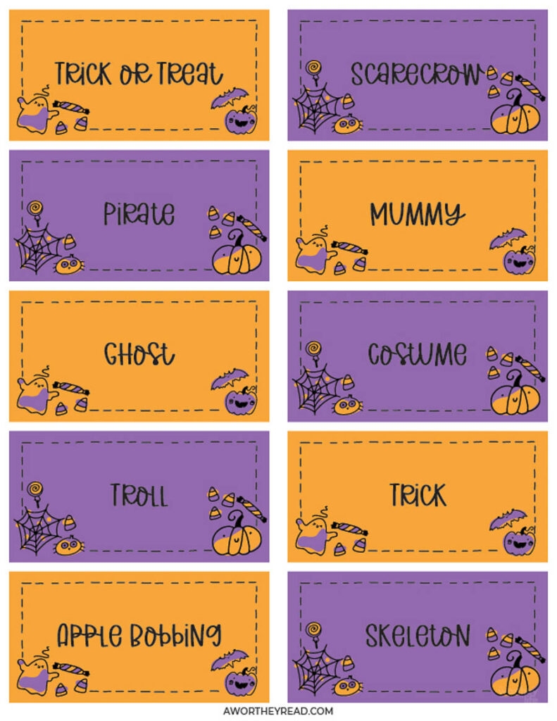 Halloween Charades Free Printable