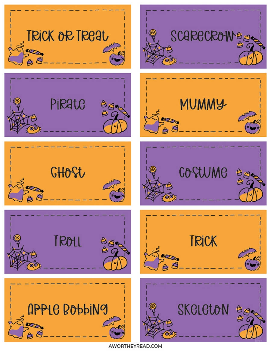 Halloween Charades Free Printable