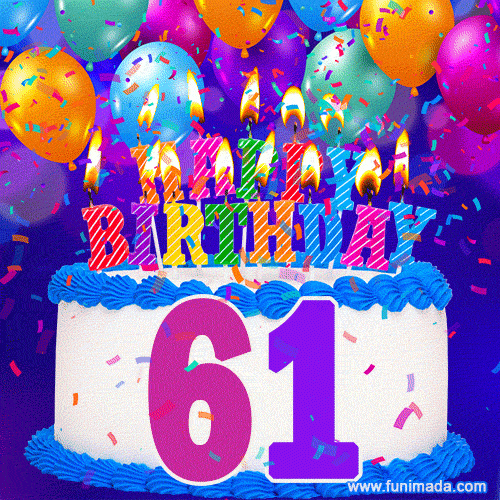 61st birthday cards printable