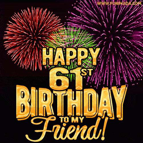Happy 61st Birthday Animated GIFs Funimada