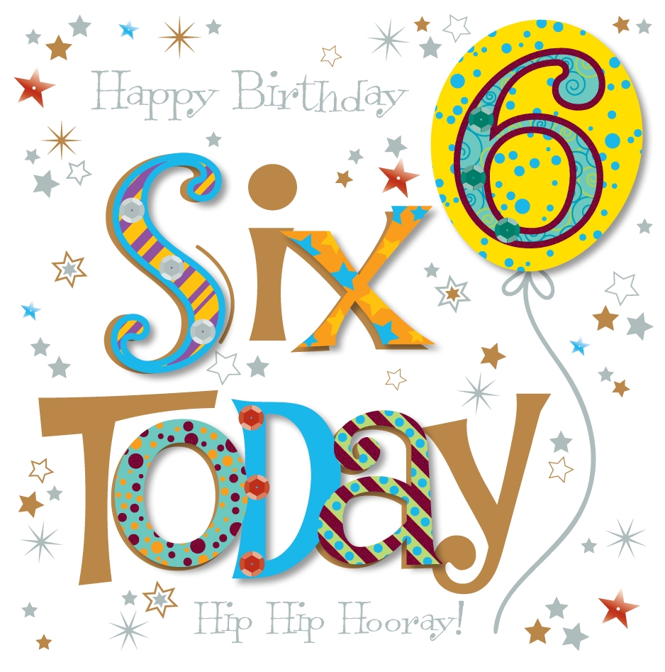 Happy 6th Birthday Card Printable Printable Templates Free