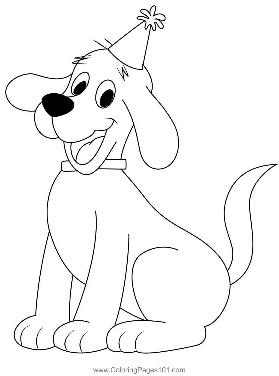 Coloring Pages Clifford The Big Red Dog