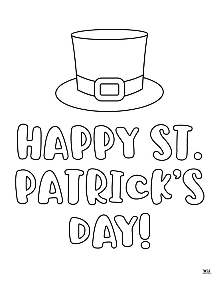 Happy St Patrick 39 s Day Coloring Pages 15 Pages Printabulls