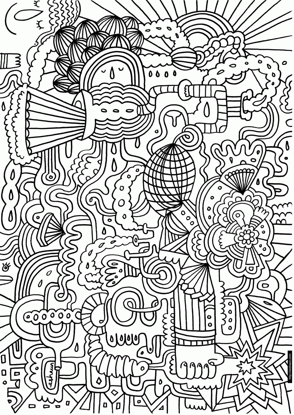 Adult Coloring Pages Print