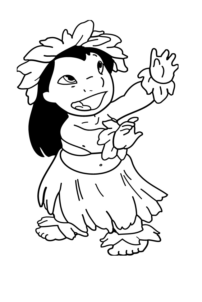 Hawaiian Flower Coloring Pages Flower Coloring Page