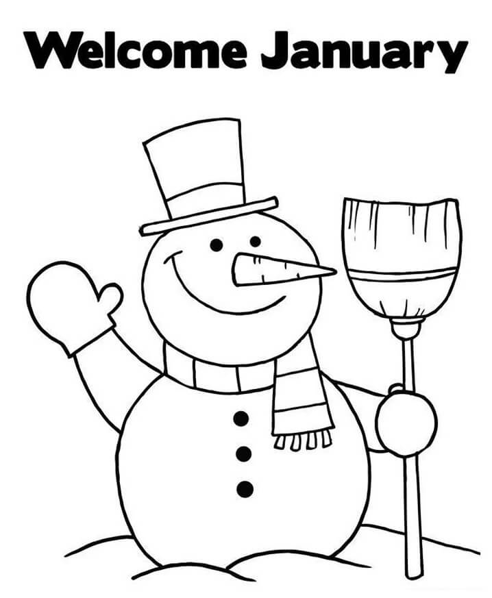 Hello January Coloring Page Free Printable Coloring Pages For Kids