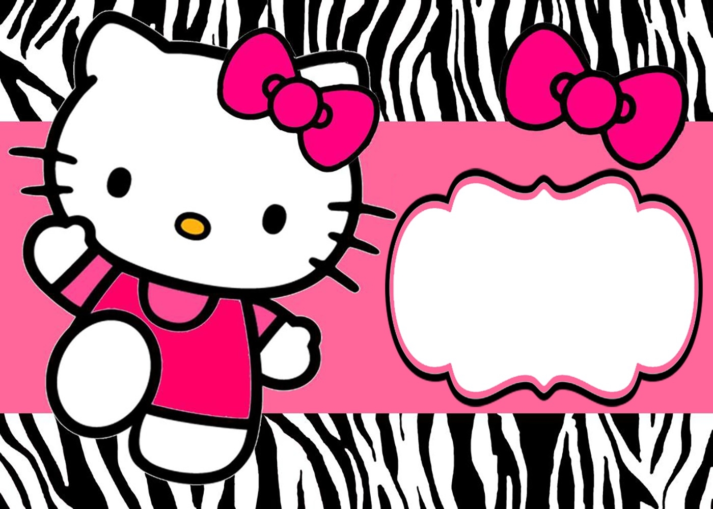 Hello Kitty Invite Template Invitations Online