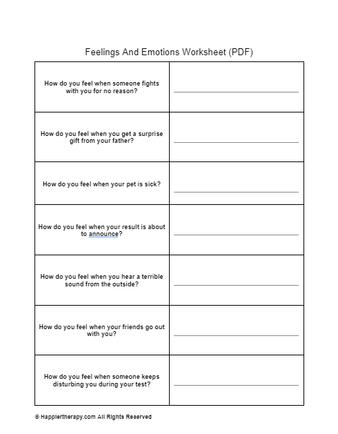 Helping Kids Identify Emotions Worksheets Woo Jr Kids 