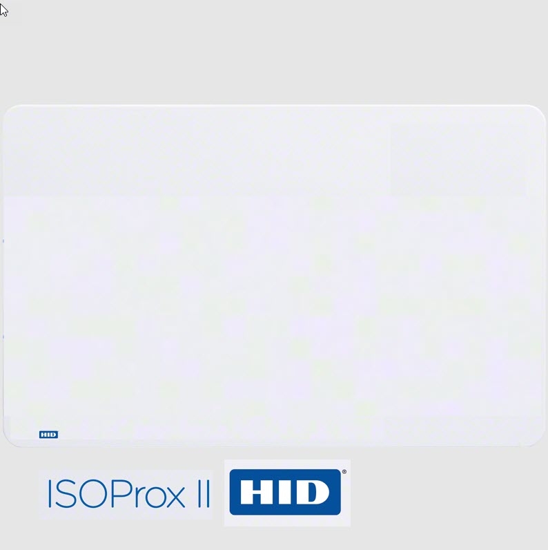 HID Proximity 1386LGGMN 50 ISOProx II 1386 Printable Proximity Card 
