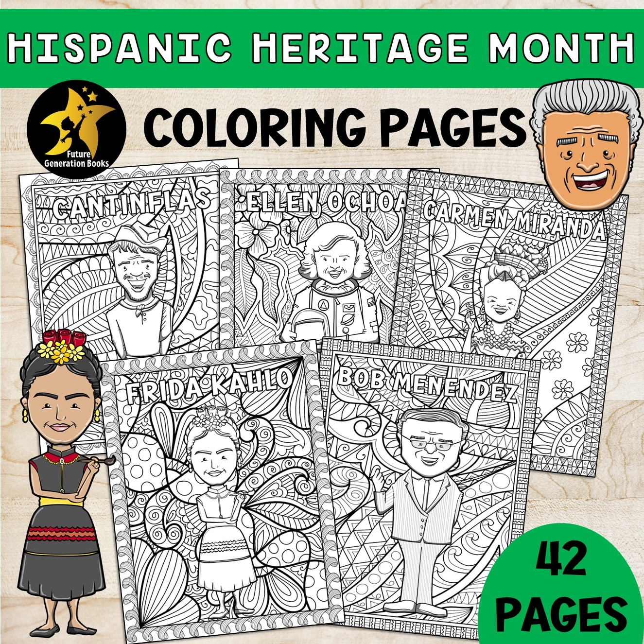 free printable hispanic heritage month coloring pages