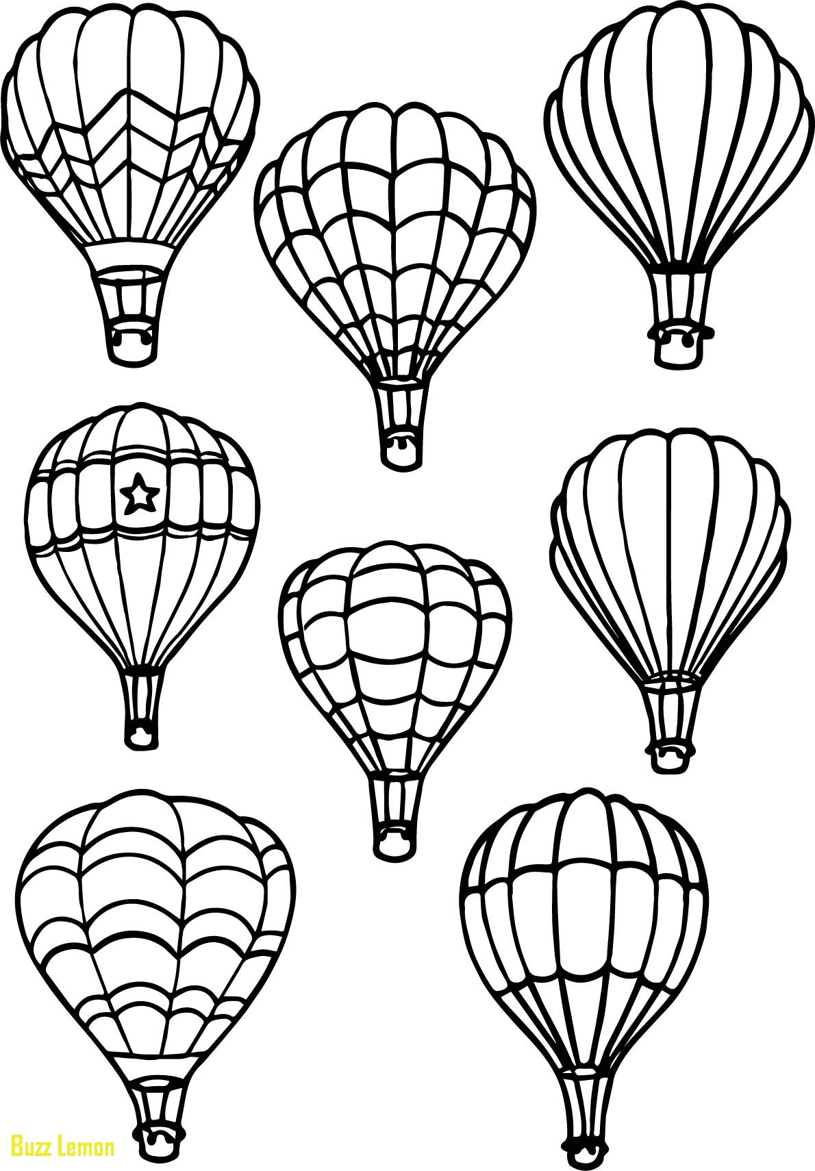 Hot Air Balloon Coloring Page At GetColorings Free Printable 