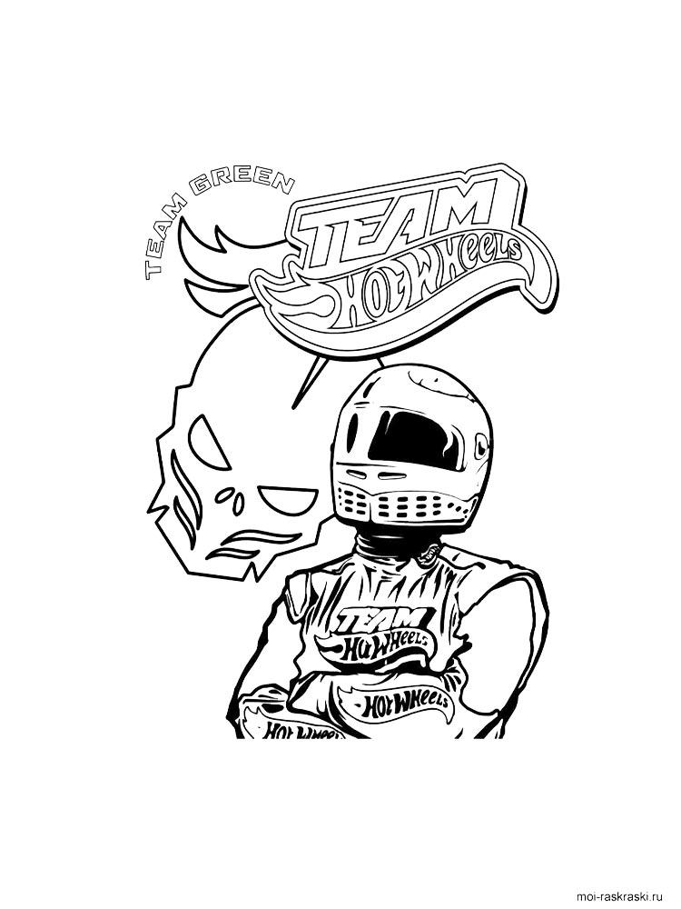 free hot wheels coloring pages