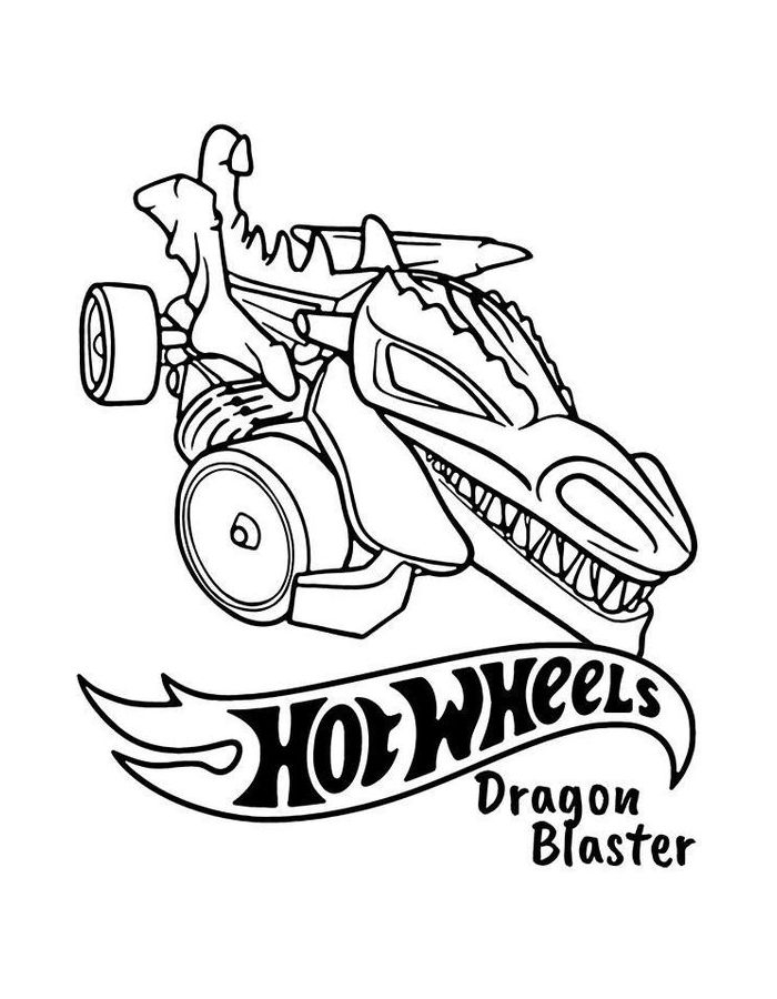 free printable hot wheels coloring pages