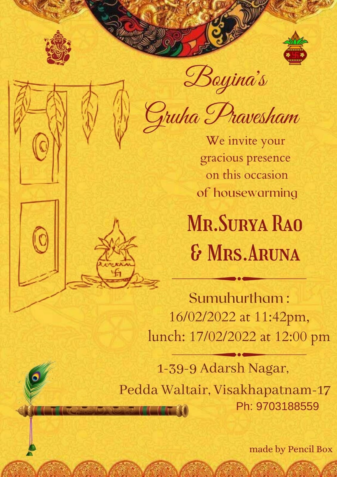 online invitation free template