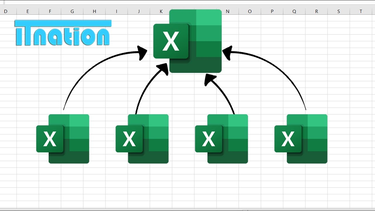 how to combine excel files into one worksheet