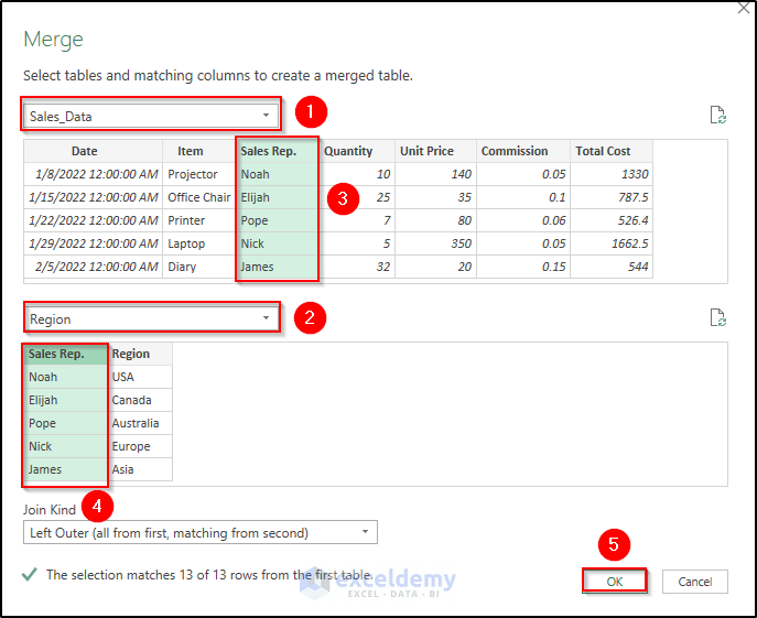 How To Combine Two Tables Using Power Query In Excel