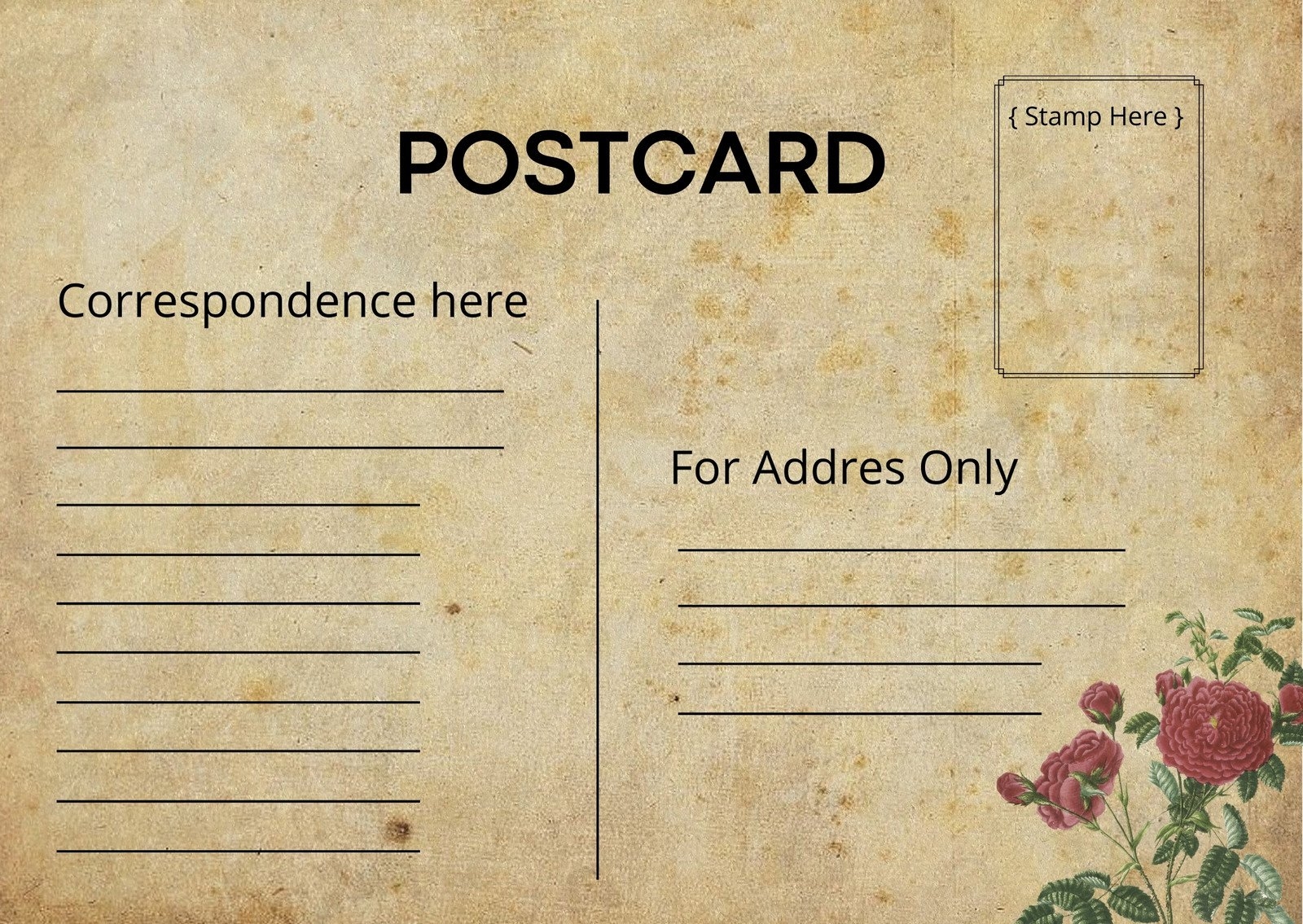 How To Design A Postcard Template 2024 2025 Calendar Printable 