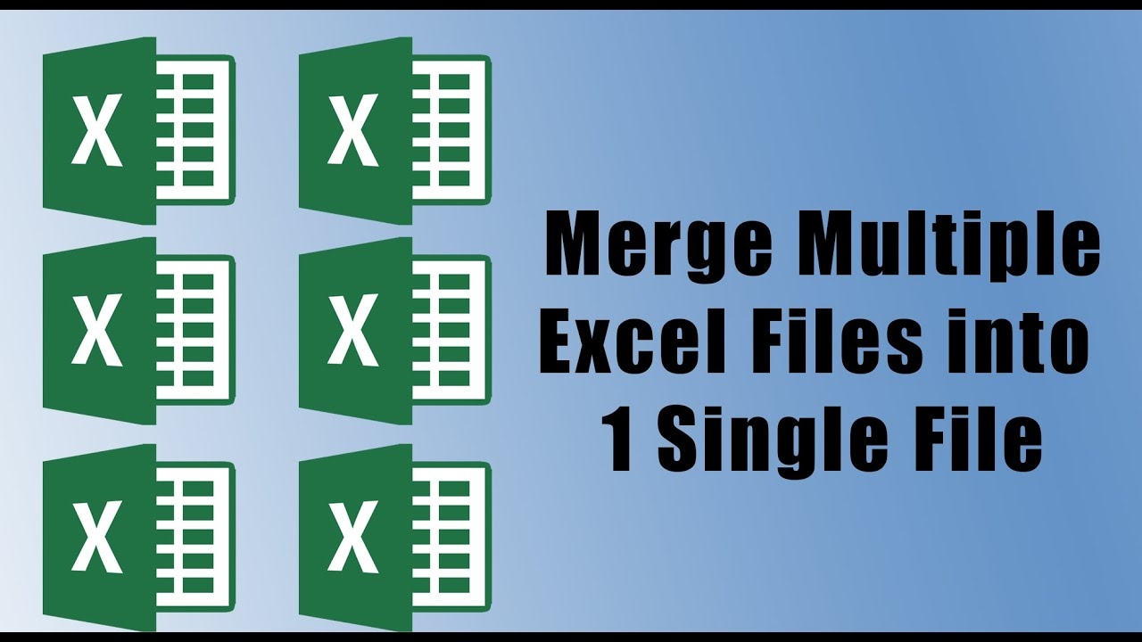 How To Merge Multiple Excel Files Into One Worksheet Using Vba 