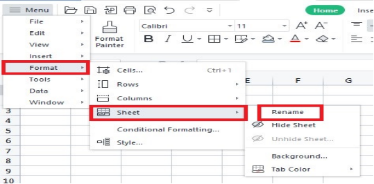 get worksheet name excel