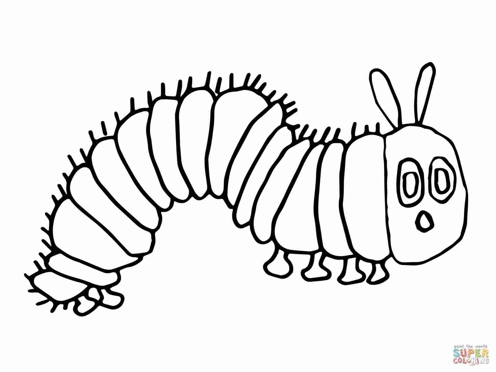 Very Hungry Caterpillar Coloring Pages