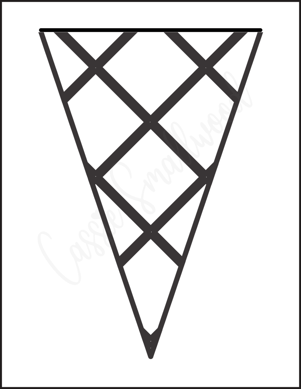 ice cream cone template free printable