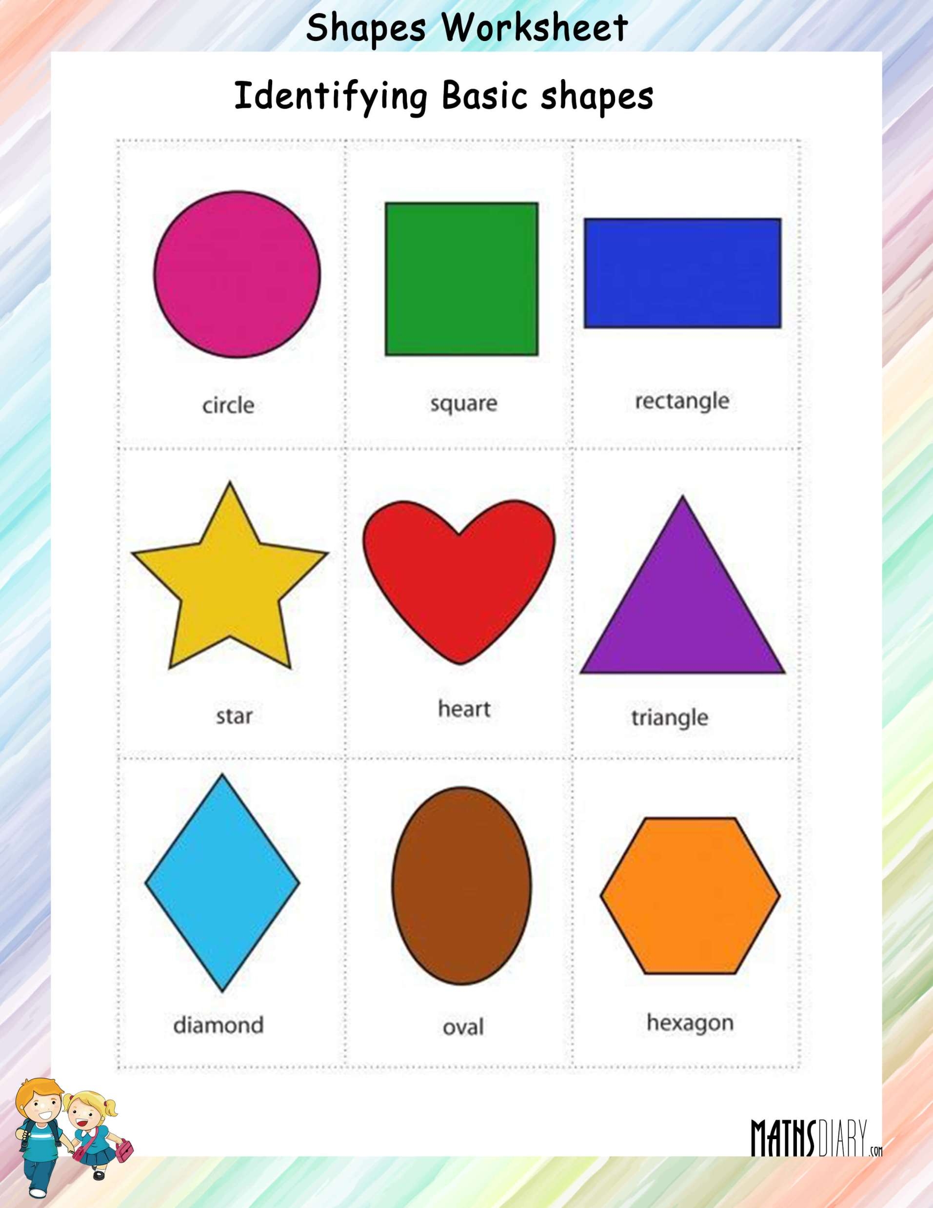 Identifying Big And Small Shapes Worksheet MyTeachingStation 