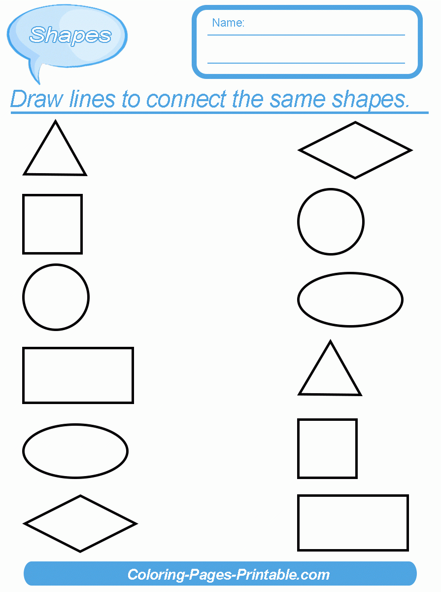 Identifying Shapes Worksheets Fresh Identifying Shapes Worksheets 