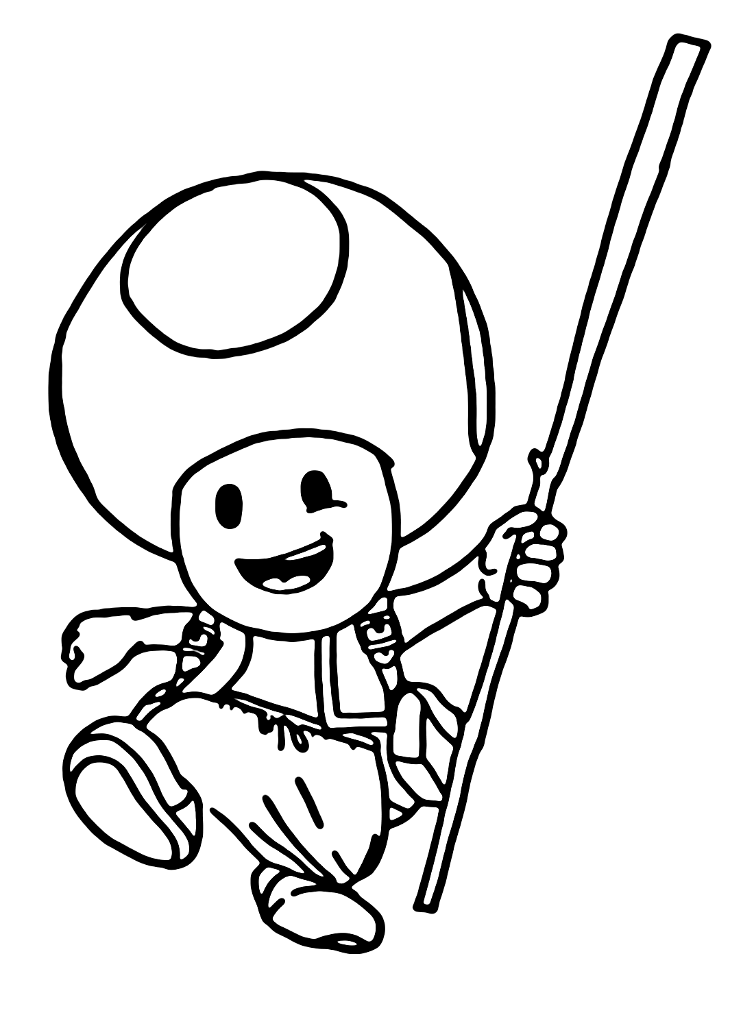 Images Toad Mario Coloring Page Free Printable Coloring Pages