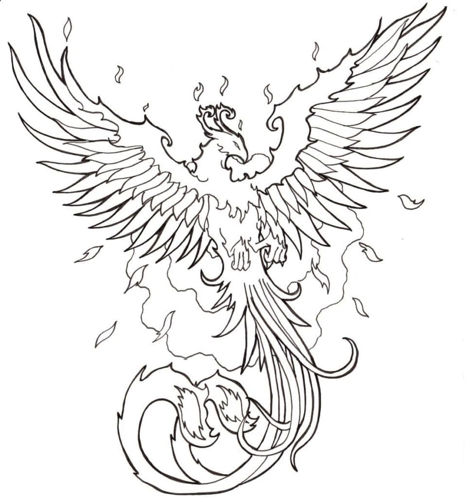 Coloring Pages Phoenix