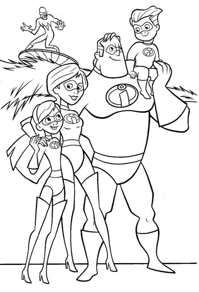 Incredibles Coloring Pages Best Coloring Pages For Kids
