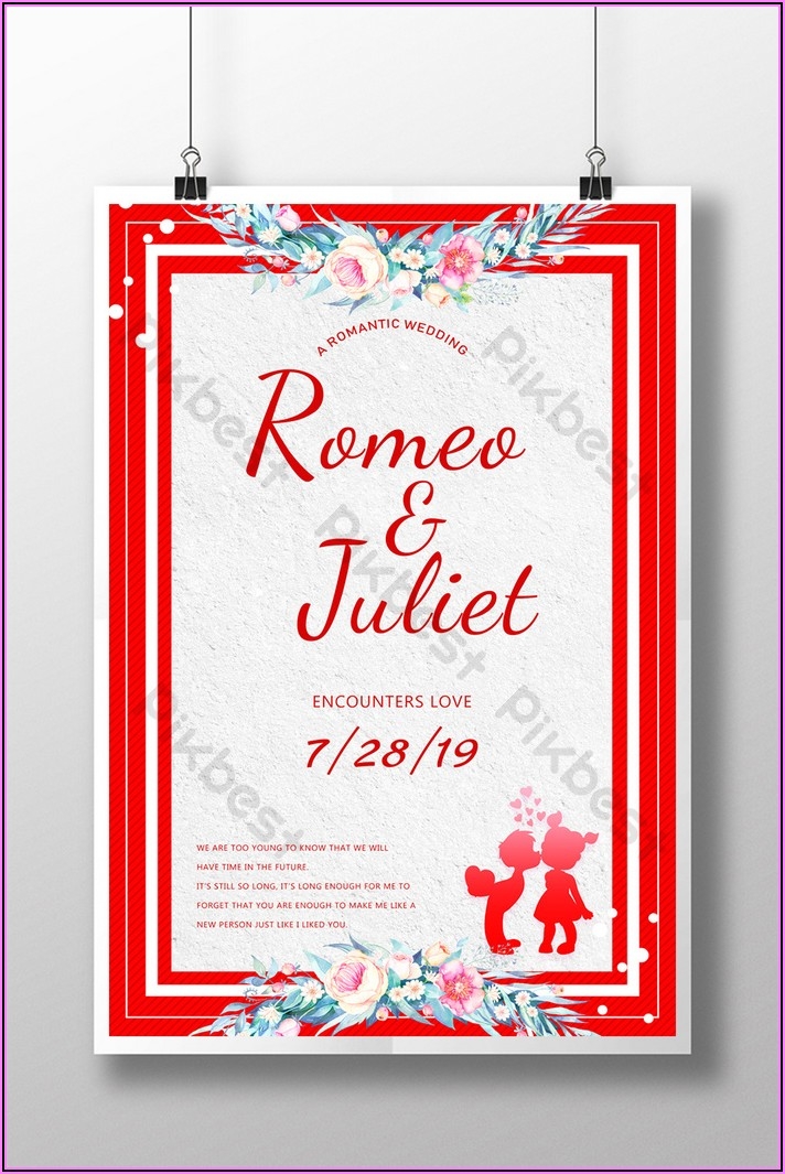 Indian Marriage Invitation Card Template Free Download Invitations 