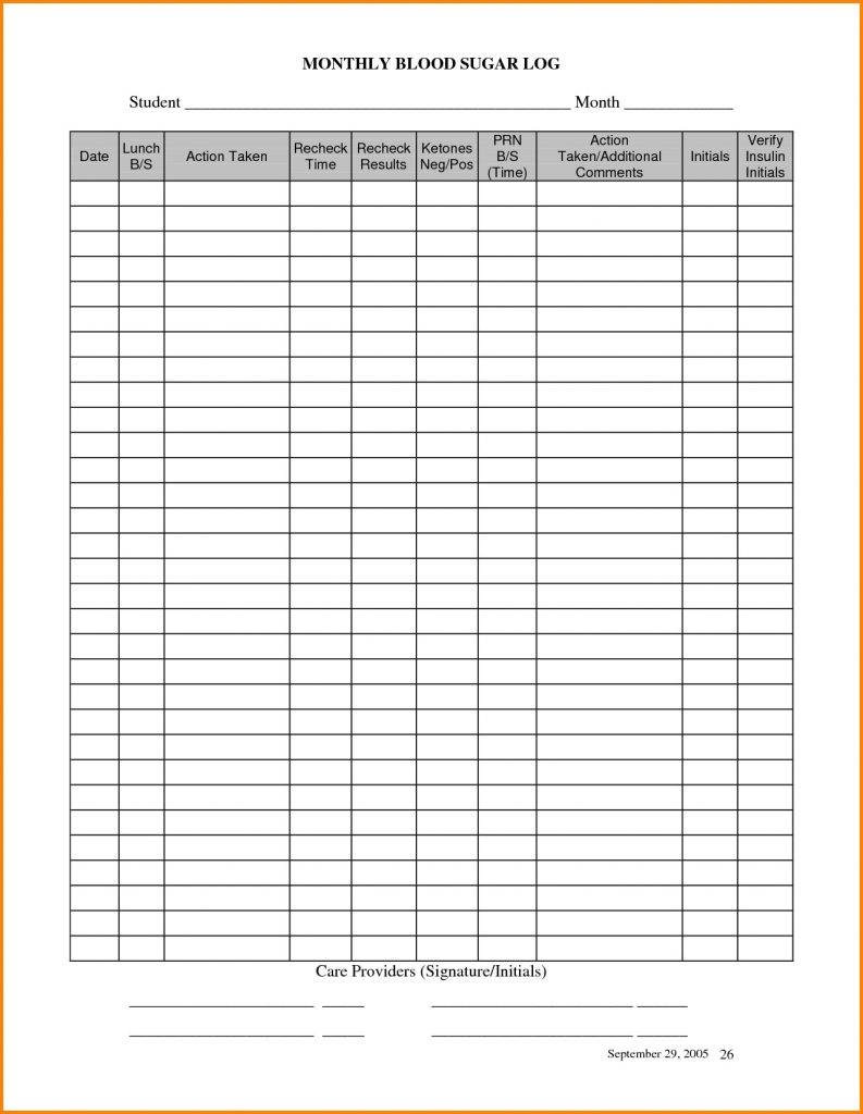 Insulin To Carb Ratio Worksheet Db excel