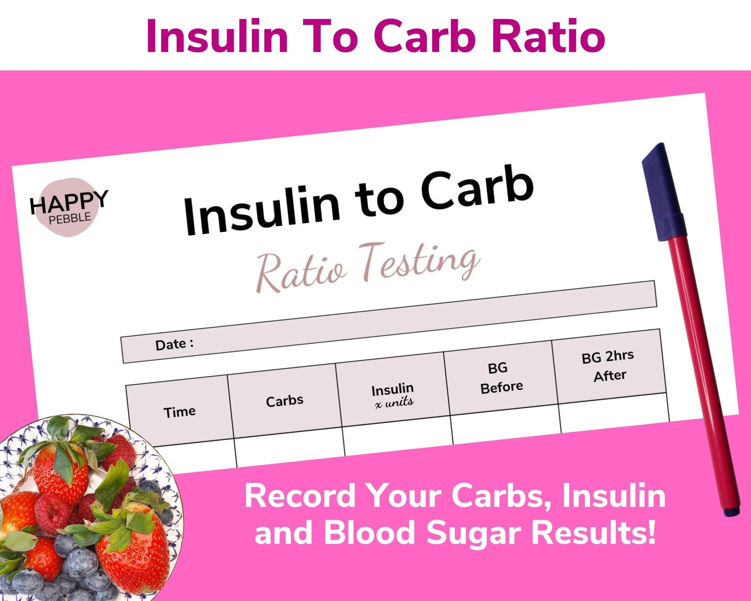insulin to-carb ratio worksheet
