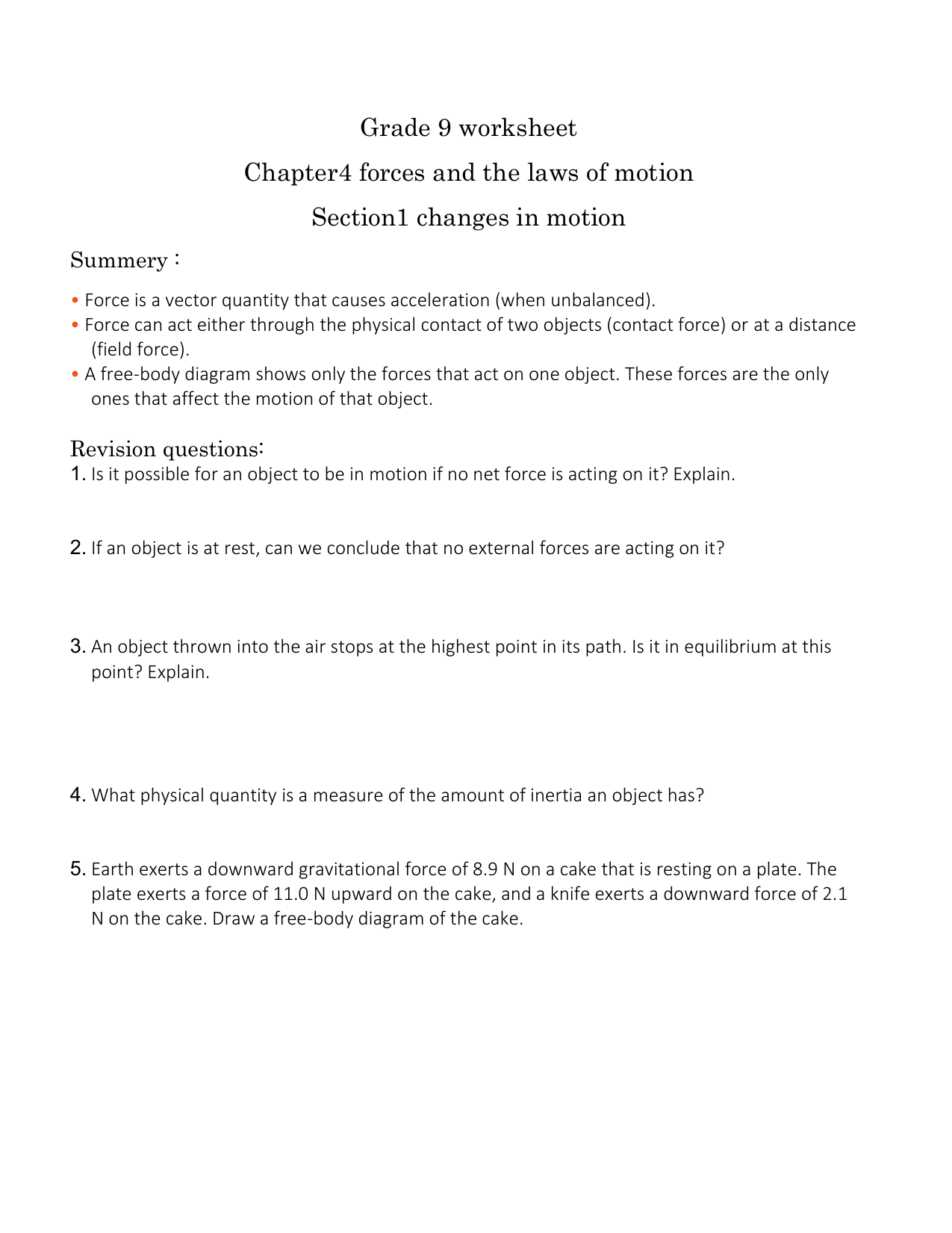 Interactive Physics Worksheets For Engaging Learning