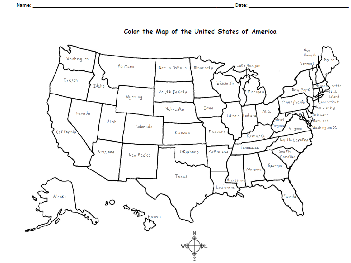 Interactive US Map Color States