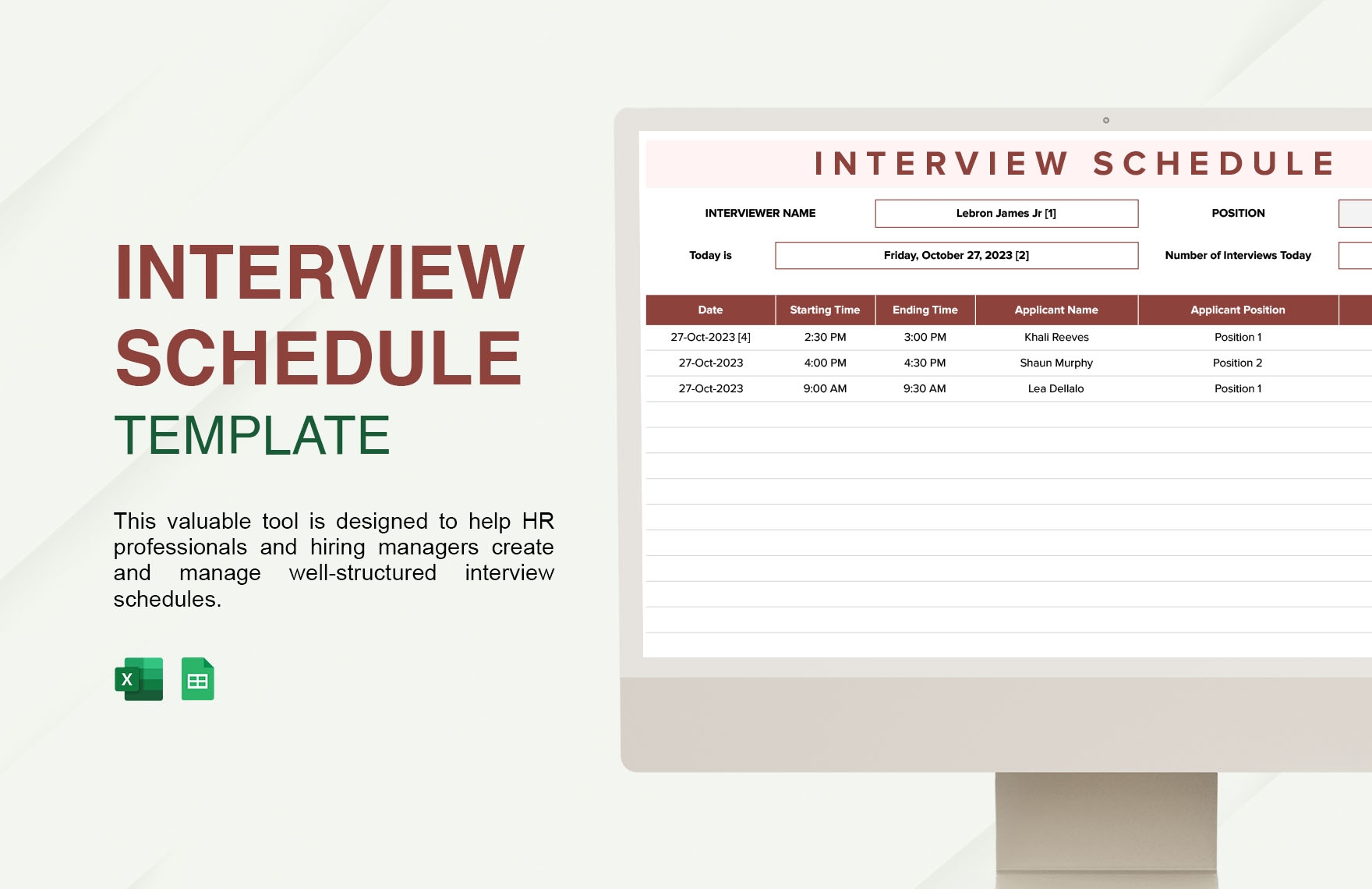 Interview Calendar Invite Template Cele Meggie