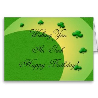 Irish Birthday Cards Photo Card Templates Invitations More Irish 